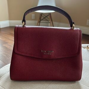 Kate spade burgundy purse in great condition